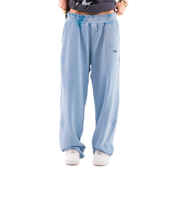 Basic Wide Lig Washed blue