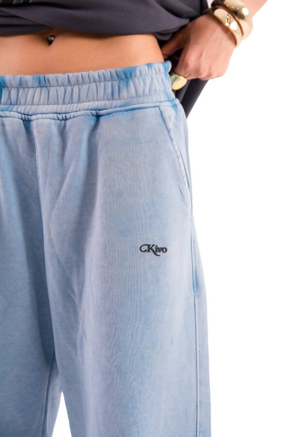 Basic Wide Lig Washed blue