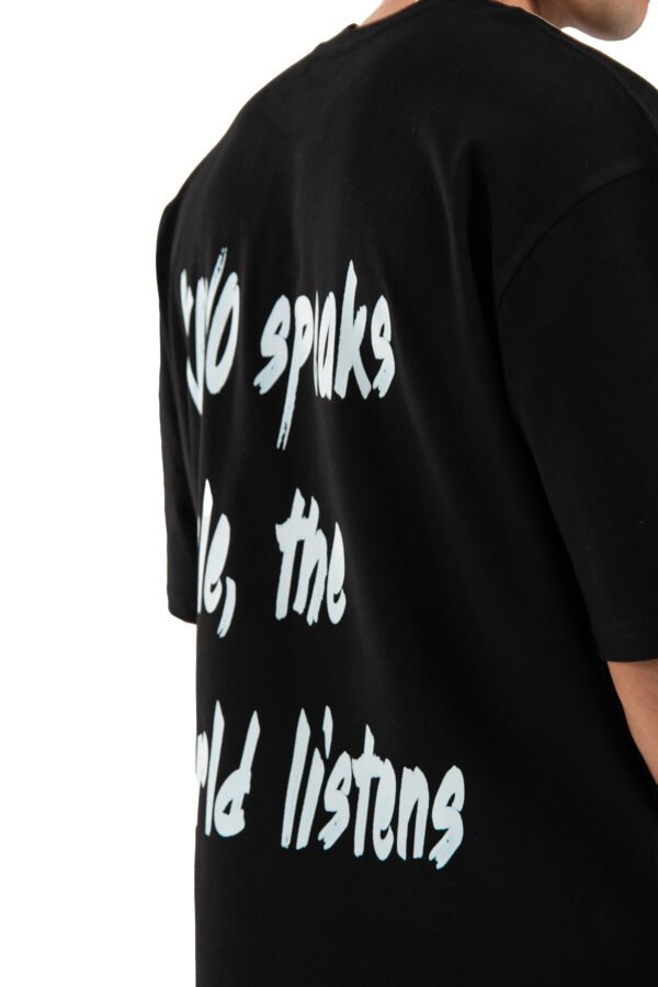 SPEAKS  BLACK T-shirt