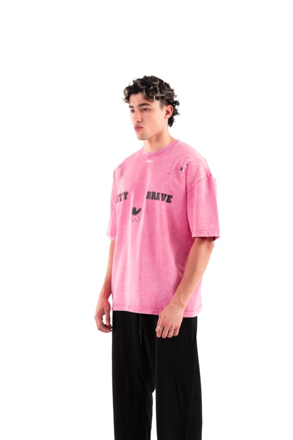 Brave Washed Pink T-shirt