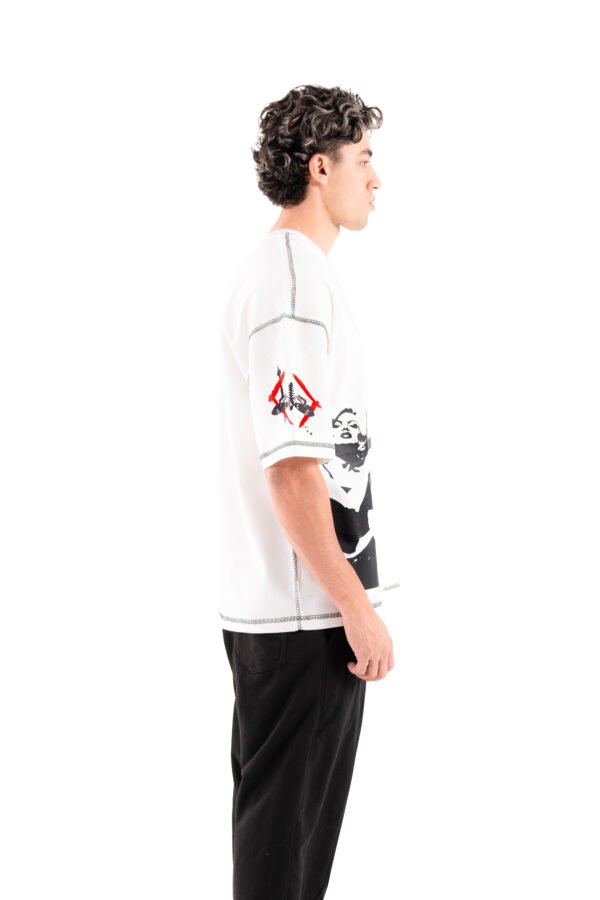Marilyn  3D white T-shirt