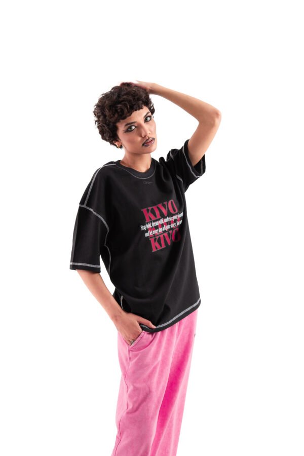 Bold 3D Black T-shirt