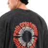 Path washed Plack T-shirt