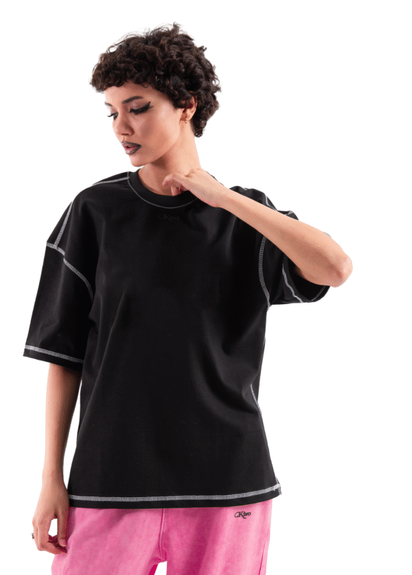 Basic plack 3D T-shirt