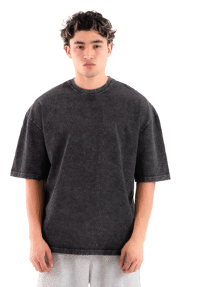 Basic Washed  BlackT-shirt
